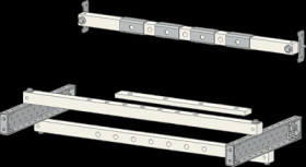 Cable connection, metal, (W x D) 600 mm x 400 mm, 8PQ6000-4BA81