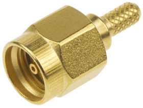 Złącze SMA męskie prosty 50Ω montaż na kablu, połączenie zagniatane Termination