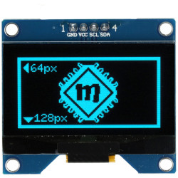 Wyświetlacz OLED 1,54" 128x64px niebieski