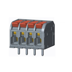 Klucz polaryzacyjny 8 -pinowe raster 5mm Montaż na płytce drukowanej Żeński Amphenol Industrial