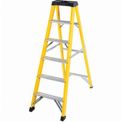 Drabina schodkowa l. stopni: 6 Włókno szklane RS PRO do 150kg 8.0kg