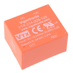 24V AC-DC 5W Single Output Power Supply VTX-214-005-124