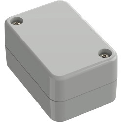 PC enclosure, (L x W x H) 60 x 40 x 30 mm, light gray (RAL 7035), IP66/IP68, BYB-3-90H0261