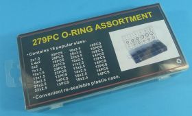 ZESTAW USZCZELEK 279szt O-RING 3-18mm