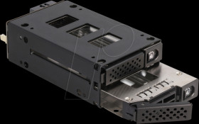 47019 Removable frame for 2x 2.5 U.2 NVMe SSD, Slim Bay