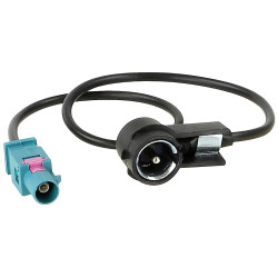 ACV 1524-02 antenna adapter black plastic 15cm suitable for various vehicles
