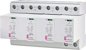 Ogranicznik przepięć typ T1+T2+T3 (B+C+D) ETITEC GSMF T123 275/25 3+1 bezpiecznik TT/TNS 002440782