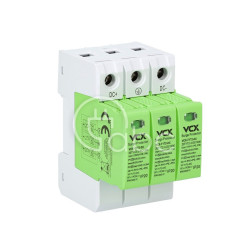 Ochronnik przepięciowy fotowoltaiczny typ 1+2 DC-BC3P-1200V-12,5KA-GREEN