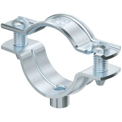 Spacer clamp, max. bundle Ø 30 mm, steel, galvanized, (L x W) 59 x 18 mm, 1362428