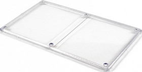 Cover, PC, (L x W x H) 191 x 110 x 6 mm, natural, for series 1591E, 1591EC