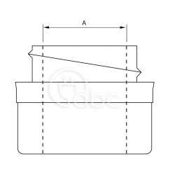 Końcówka do peszla, polietylenowa, 331637