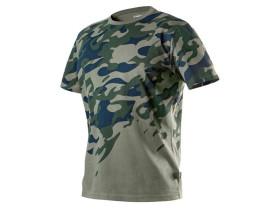 T-shirt roboczy z nadrukiem CAMO rozmiar M 81-613-M TOPEX