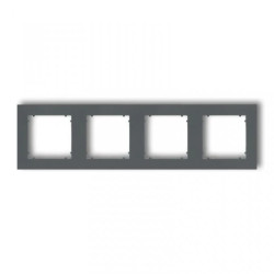 MINI Ramka poczwórna grafitowy mat 28MR-4