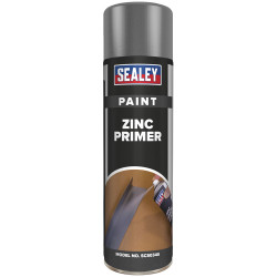 Sealey SCS034S Grey Zinc Primer Paint 500ml