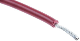 Przewód montażowy 1,32mm² Czerwony RS PRO PVC 16 AWG 300 V dł. 30.5m 26/0.25mm