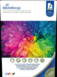 MRINK101 DIN A4, inkjet, Photo Paper, matte-coated, 130 g/m², 100 sheets