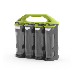 Organizer Q2L8 QuestSystem, oliwkowy 8 pojemników