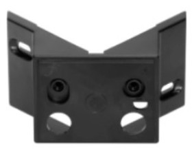 Uchwyt ścienny narożny 07 do czujnika IS 140-2 czarny ST631864