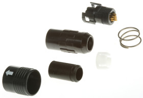 Złącze wielostykowe przemysłowe 12-pinowe Miniaturowe Montaż na kablu Wtyczka Hirose