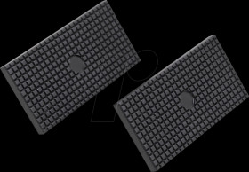 9-900-E50-ESD Protection jaws, for gluing on, plastic, ESD, 50 mm, 1 pair