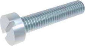 Cylinder head screw, slotted, M5, Ø 8.5 mm, 10 mm, steel, galvanized, DIN 84/ISO 1207, BYB-3-14H8084