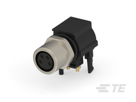 Złącze wielostykowe przemysłowe 4-pinowe, panelowe Gniazdo TE Connectivity