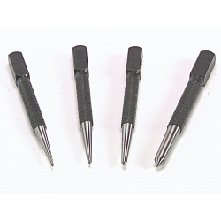 Priory PRI44SC4 44-SC4 Centre Punch Set, 4 Piece