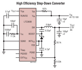 18V, 8A Monolithic Synchronous Step-Down DC/DC Converter