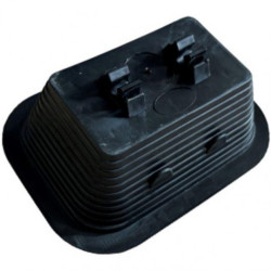 Uchwyt prostokątny betonowy w tworzywie 178x128x65 podstawa z betonem i tworzywem KM GROM