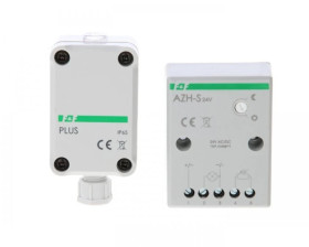 Automat zmierzchowy montaż natynkowy 16A 24V IP20 AZH-S-PLUS-24V