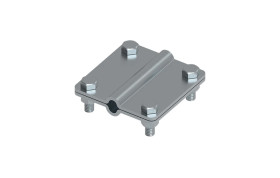 Złącze uniwersalne 2-elem. 80x80 drut8-drut8 stal ocynkowana galwanicznie 215.4 OC 21500401