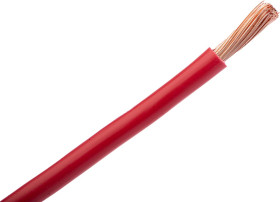 Przewód montażowy 16mm² Czerwony RS PRO PVC 5 AWG 600 V dł. 25m 126/0,4 mm +70°C BS 6231