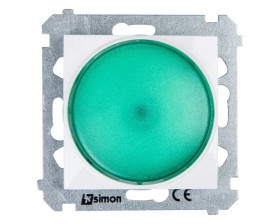 Simon 54 Sygnalizator świetlny LED zielone światło biały DSS3.01/11