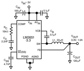 1.5A High Efficiency Switching Regulator