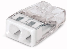 Szybkozłączka 2x 0,5-2,5mm2 transparentna 2273-202, 2273-202/995-040 /opak. 40szt/