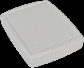 Hand-held enclosure, 185 x 145 x 39 mm, IP67, light gray