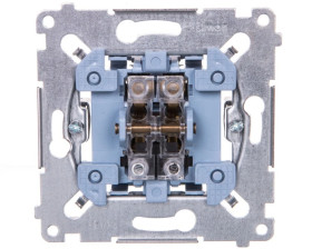 Simon 54 Przycisk podwójny zwierny mechanizm 10AX 250V, szybkozłącza, SP2M