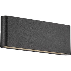 Nordlux 2118181003 Kniver Outdoor Wall Light LED Black Elegant &amp; Slim