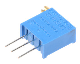 Potencjometr dostrojczy 100kΩ THT 0.5W 25 -zwoje Regulacja boczna 2,19 mm