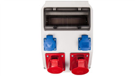 Rozdzielnica Budowlana Adamów 32A/5P 16A/5P 2X2p+Z Bez Zabezpieczeń 9036522W