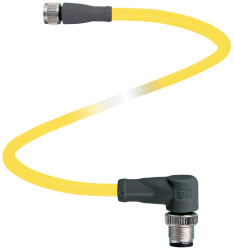 Pepperl+Fuchs 456701 Złącze konfekcjonowane czujnika/aktuatora V3-GM-YE0,5M-PVC-U-V11-W, piny: 3, 3, 0.5 m, 1 szt.