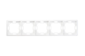 Simon Basic Standard Ramka pięciokrotna biała BMR5/11