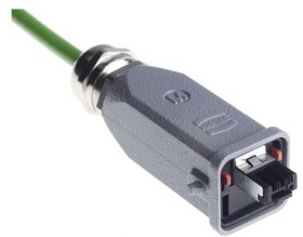 Plug, RJ45, 4 pole, 8P4C, Cat 5, IDC connection, cable assembly, 09451151110