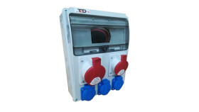 Rozdzielnica Budowlana Beryl 2X16a/5P + 3Gs 230V 04.125