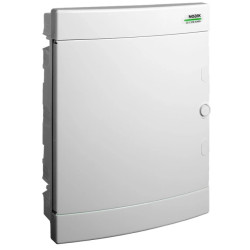 Rozdzielnica modułowa 2x12do ścian pustych IP40 drzwi białe PNF-HW