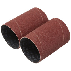 Draper 08406 Aluminium Oxide Sanding Sleeves, 75 x 115mm, 80 Grit (Pack of 2)