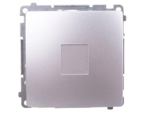 Simon Basic Zaślepka ramki srebrny mat BMPS.01/43