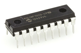 Mikrokontroler Microchip PIC18F1320-I/P PIC18F1320 PDIP 18-pinowy Otwór przelotowy PIC 8kB 8 bit 40 MHz, 256 bit RAM