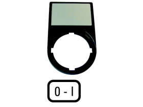 Tabliczki opisowe ramki tabliczek I 0 II M22S-ST-X89 218147 EATON