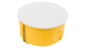 Puszka Podtynkowa 80Mm Regips Niepalna Żółta Po-80 0209-0N /35Szt/